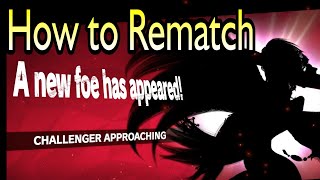 Rematch Challengers in Smash Bros Ultimate - Who You Lost or Failed Against