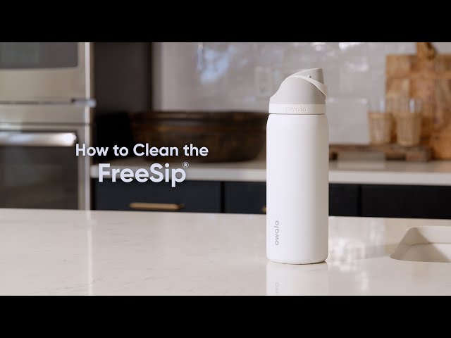 Vídeo relacionado con Owala FreeSip botella agua acero inoxidable con pajita, 710 ml - Botella térmica a prueba de fugas para el deporte y los viajes, sin BPA, Dreamy Field