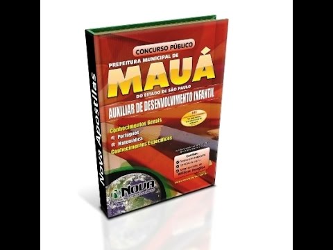Apostila Mauá 2014 - Auxiliar de Desenvolvimento Infantil