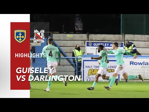 Guiseley 1-4 Darlington - National League North - 2020/21