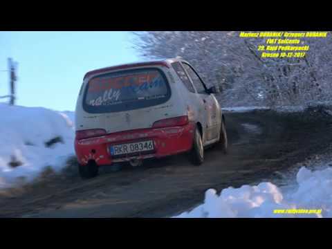 Mariusz DUBANIK / Grzegorz DUBANIK - FIAT SeiCento - 29. Rajd Podkarpacki Krosno 10-12-2017