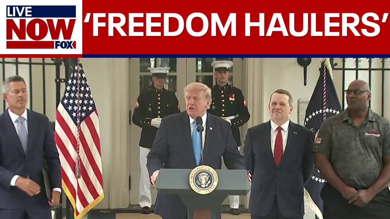 President Trump unveils Freedom Haulers initiative