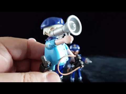 Unboxing Playmobil City Action. 70669. Police. Set figuras Policía.