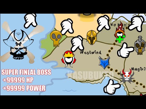 SUPER FINAL BOSS VS GIANT,KAI RAIDER,GOLDEN SPEARTON,MEDUSA ALL X9999 | STICK WAR LEGACY - KASUBUKTQ