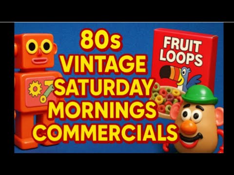 80s Vintage Saturday Morning Commercials | Classic Ads Flashback!