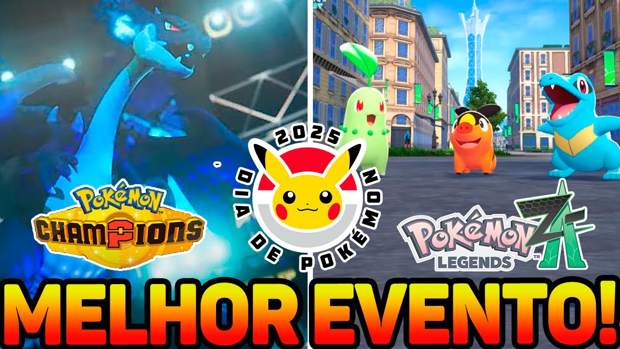 BOMBA!! NOVO JOGO POKÉMON E INICIAIS DE Z-A REVELADOS!!