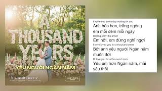 Download lagu (NAM) YÊU NGƯỜI NGÀN NĂM (A THOUSAND YEARS) - LỜI VIỆT SÁT NGHĨA - Xuân Hùng Vietsub mp3