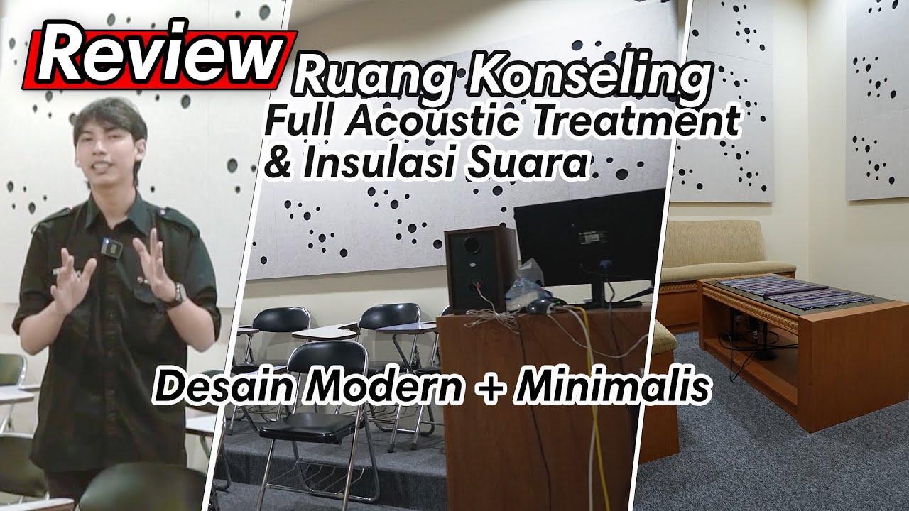 Ruang Konseling Desain Minimalis dengan PET Panel