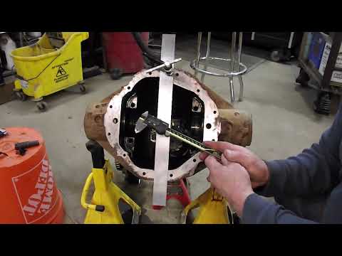 Pinion Depth Checking With Simple Tools