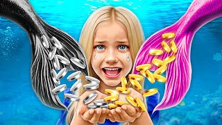 How to Become a Mermaid at Jail! Incredible Wednesday Addams Mermaid Transformation