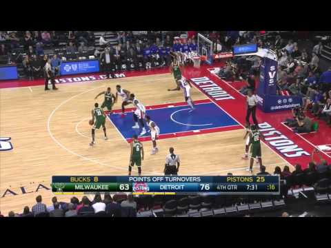Jabari Parker vs Detroit Pistons 04.12.2015 (10Pts)