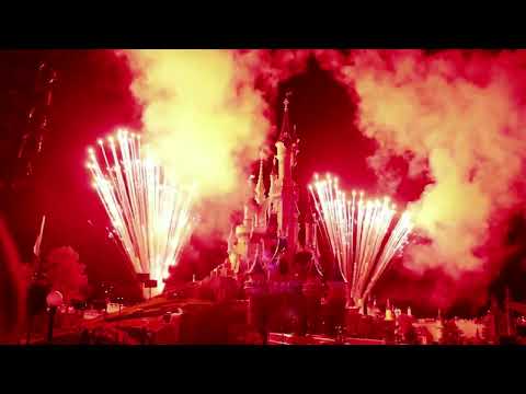 Disney Illuminations Fireworks at Disneyland Paris + Disney D-Light 30th Anniversary Drone Show