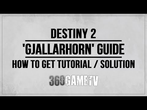 Destiny 2 Gjallarhorn Guide - How to get Tutorial / Solution - And Out Fly the Wolves Exotic Quest
