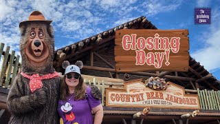 Country Bear Jamboree Last Day!