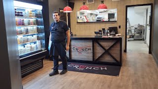 welcome to CRUNCH TIMES newest edition. Seating area.