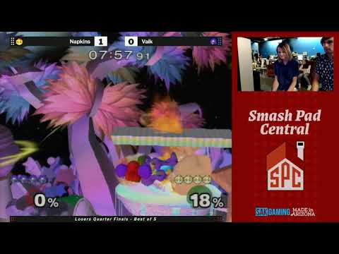 SPC 127 Losers Quarters - Napkins (Peach) vs Valk (Samus)