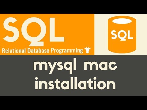 MySQL Mac Installation | SQL | Tutorial 5