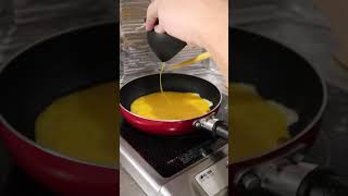お昼ご飯にオムライス作ってみた #shorts