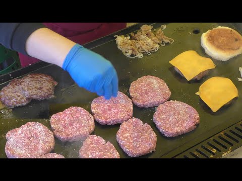 Italy Street Food. Burgers, Asado, Roast Pork, Skewers, Pasta, Paella, Fried Sweets