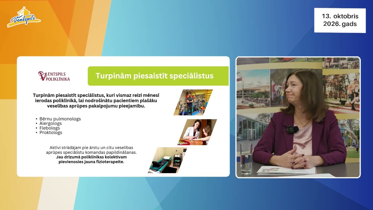 VIDEO: D. Sormule un J. Lācis par aktualitātēm medicīnā –13.10.2026.