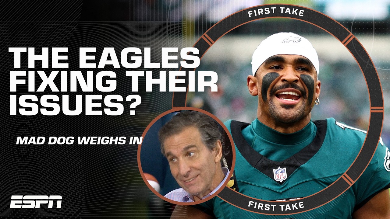 Mad Dog says the Eagles are in 'HUGE TROUBLE!’ 😱 | First Take