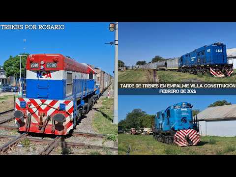 (761) Tarde de trenes en Empalme Villa Constitución. Febrero de 2026.