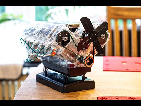 Franzis - Der große Technikbausatz V8-Motor - Ausgepackt und aufgebaut