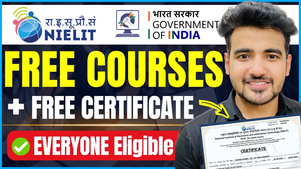 NIELIT Free Certification Courses 2026 🔥Free O Level Courses | After 12th Best IT Course for Student