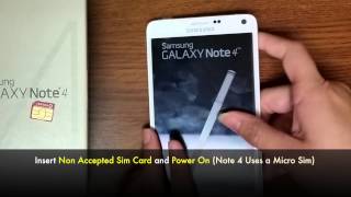 Unlock Samsung Galaxy Note 4 (Updated instructions / guide) - SM-N910, SM-N910T, SM-N910A