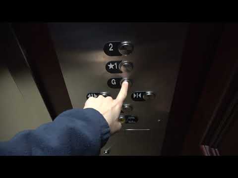 BEAUTIFUL MOTOR! Slap-On Mod Dover Hydraulic Elevator at Alumni Center, TAMU in College Station, TX.