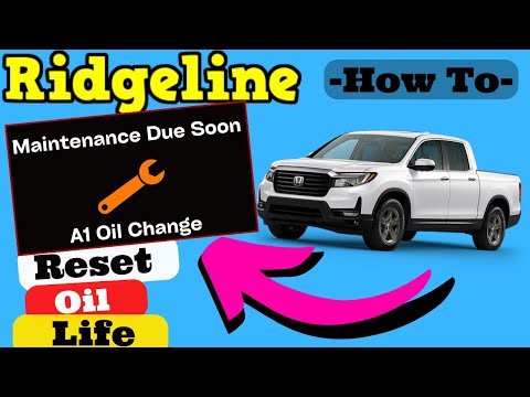 Honda Ridgeline RTL -- How to Reset Oil Life 2017 2018 2019