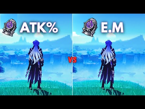 F2P : Flins EM vs ATK Sands!! Best Build for C0 FLINS?? [Genshin Impact]