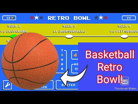 Part of a video titled The Basketball Version of Retro Bowl! - YouTube