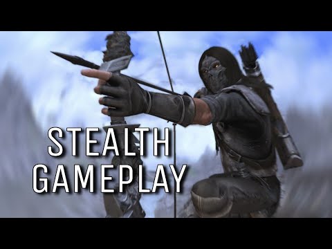 Skyrim Badass Stealth Archer Kills (Forsworn Camp Takedown)