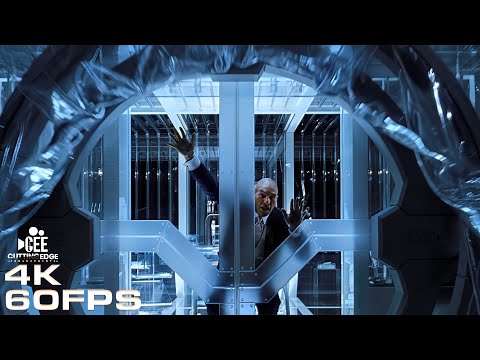X-Men 2 X2 Magneto Reveals Cerebro Remastered By AI In 4K 60FPS Denoised Ultra HD