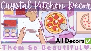 All CRYSTAL Kitchen Decorations | April 26 - May 2, 2024 | Good Pizza Great Pizza |#crystal #decor