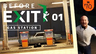 01 不思議なガソリンスタンドで閉店作業 Before Exit: Gas Station【まなおのPCゲーム実況動画】