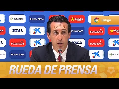 Emery: "Tenía plena confianza en el equipo que he sacado"