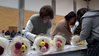 10月24日【びわ湖放送ニュース】障スポ１位選手に贈る　華やかな「ビクトリーブーケ」を制作