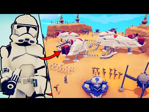 Clone Wars Landing at Point Rain is EPIC in NEW TABS Map Creator!