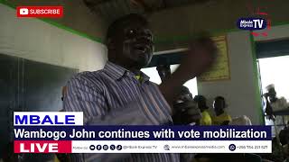 John Wambogo, Aspiring MP Industrial City Division continues with mobilization