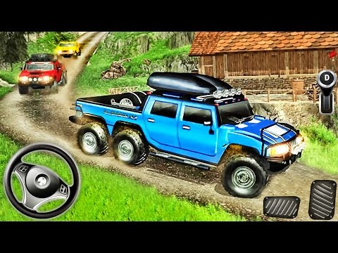 Offroad Jeep 6x6 Driver Simulator - Pickup Truck SUV Drive 2019 - Android GamePlay #2