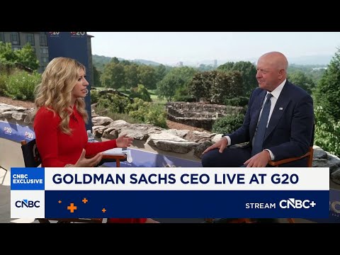Goldman Sachs' CEO Solomon: Outlook for U.S. economy is pretty constructive