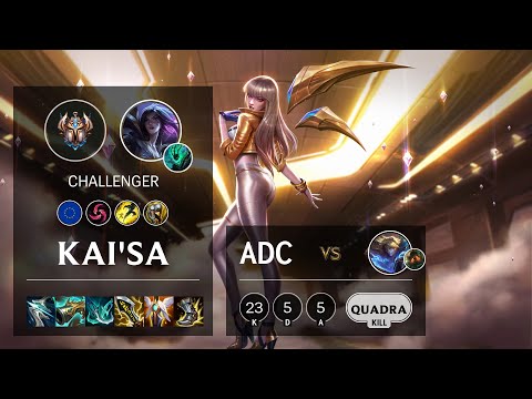 Kai'Sa ADC vs Ezreal - EUW Challenger Patch 11.5
