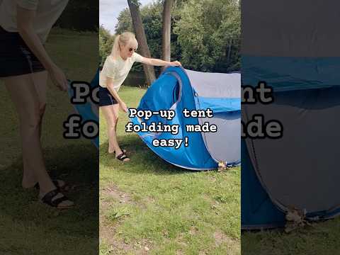 How to fold pop-up tent in 3 steps