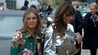 Nathalie Love & Gia Coppola @ Milan Fashion Week 23 september 2015 video