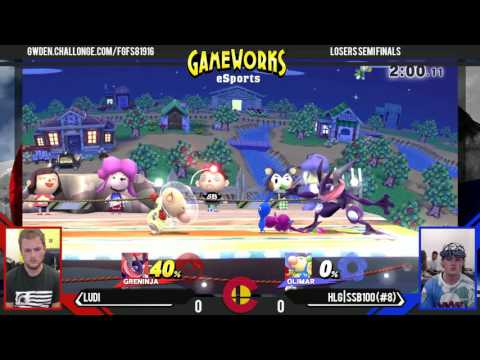 Ludi (Greninja) Vs. HLG|SSB100 (Olimar) - LSF