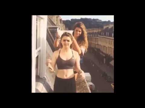ALS Ice Bucket Challenge - Maisie Williams / Arya Stark of Game of Thrones