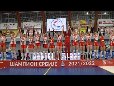 CRVENA ZVEZDA ŠAMPION BANKA POŠTANSKA ŠTEDIONICA SUPERLIGE ZA ODBOJKAŠICE