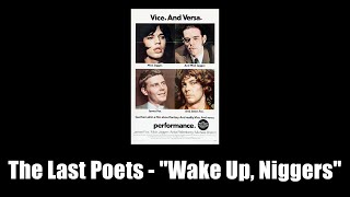Performance (1970) | The Last Poets - "Wake Up, Niggers"